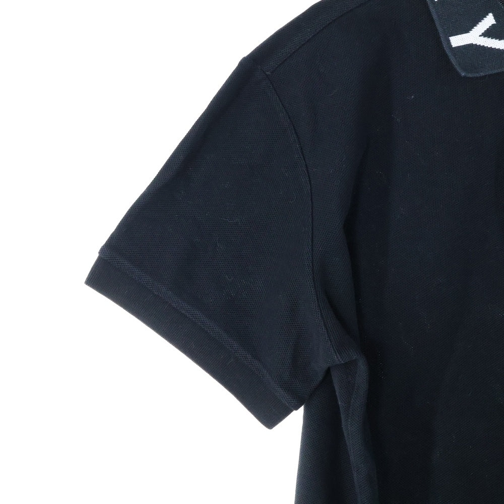 BURBERRY(バーバリー) Logo Collar Polo Shirt 半袖ポロシャツ ブラック 8013499