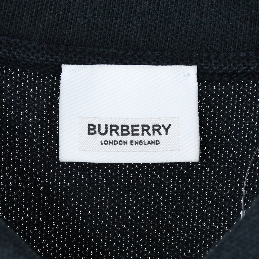 BURBERRY(バーバリー) Logo Collar Polo Shirt 半袖ポロシャツ ブラック 8013499