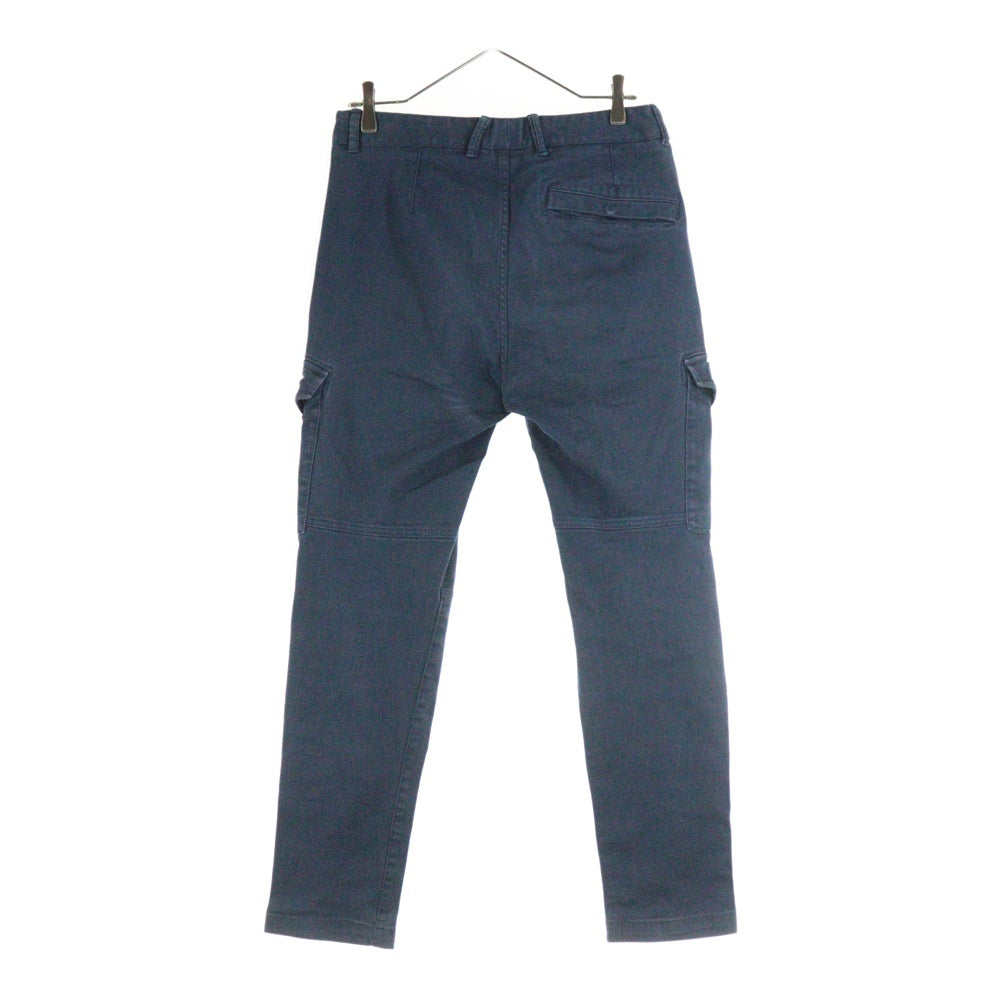 STONE ISLAND(ストーンアイランド) Cargo Stretch Broken Twill Pants ロゴワッペン カーゴパンツ ネイビー 721531305