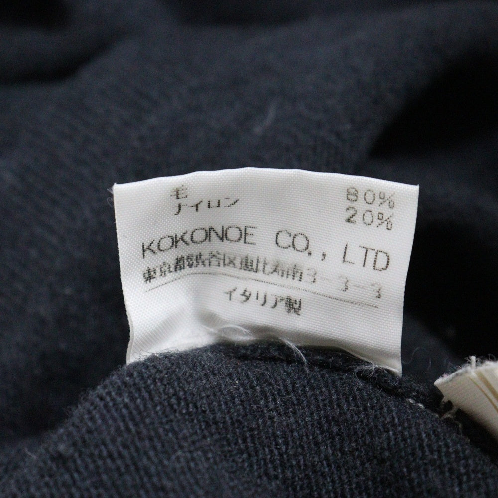Maison Margiela 6(メゾンマルジェラ) 01AW TIGHT FIT Knit タイトフィットニット ここのえ期 レディースラグランニットセーター 3761300 ネイビー