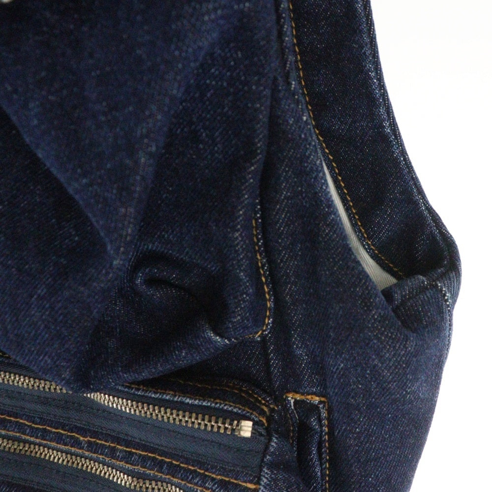 OFF-WHITE(オフホワイト) ZIP DENIM BEST ジップアップ デニムベスト インディゴ OMYE020S19C30001