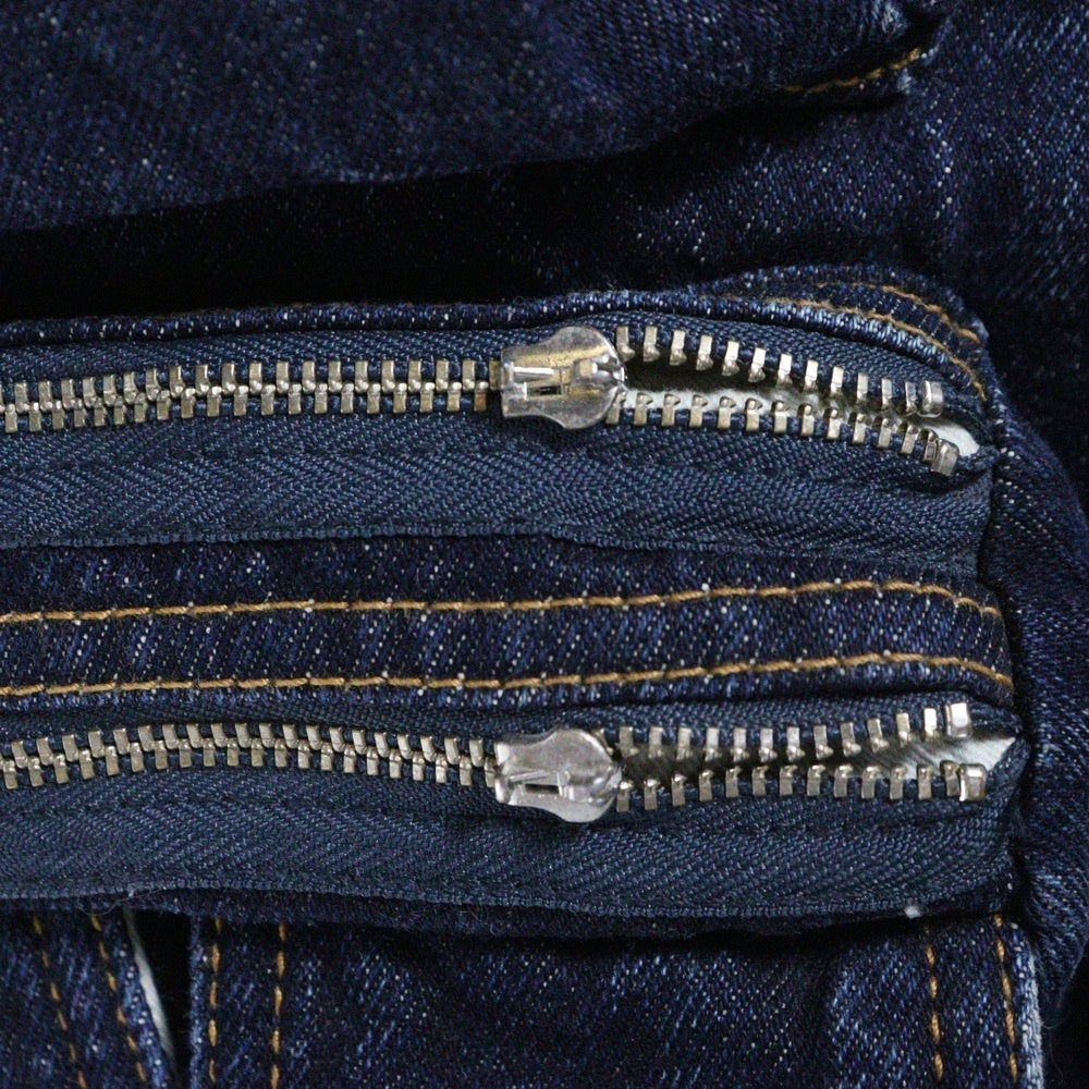 OFF-WHITE(オフホワイト) ZIP DENIM BEST ジップアップ デニムベスト インディゴ OMYE020S19C30001