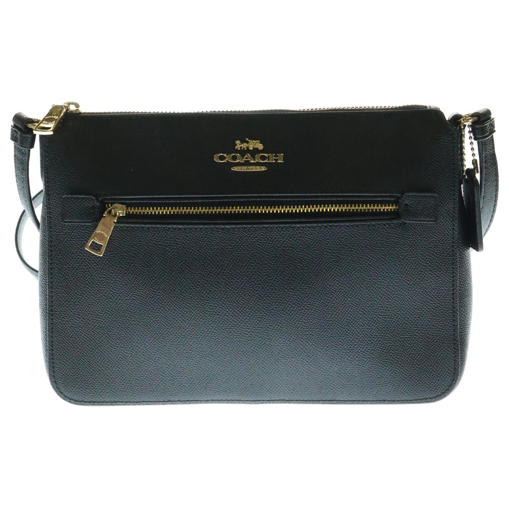 COACH(コーチ) GALLERY POUCH ギャラリーポーチ ショルダーバッグ ブラック