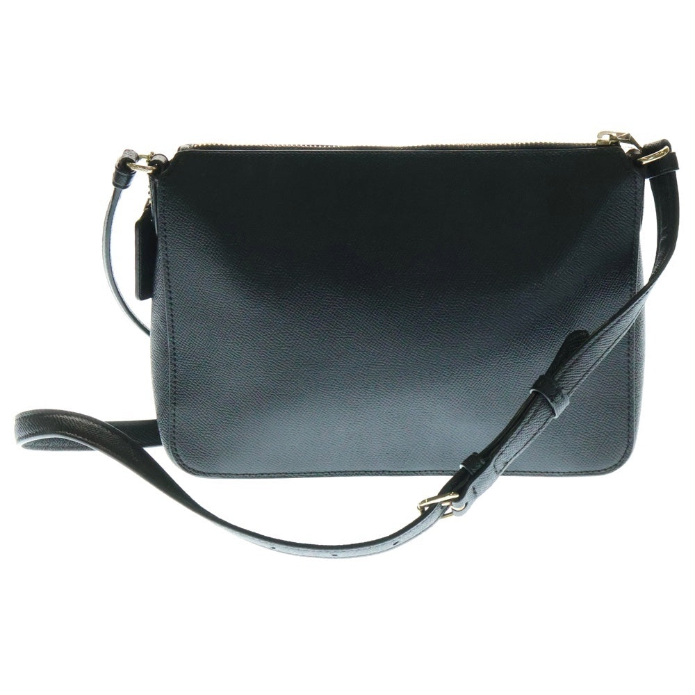 COACH(コーチ) GALLERY POUCH ギャラリーポーチ ショルダーバッグ ブラック