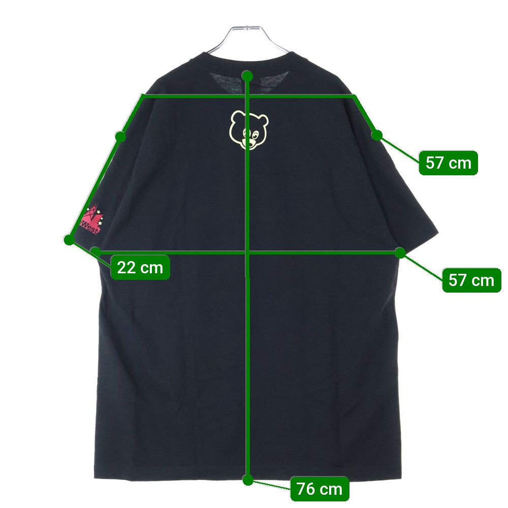 KANYE WEST(カニエウェスト) 2004 Miracle Whip Bent Tee ミラクルウィップ 半袖Tシャツ ブラック