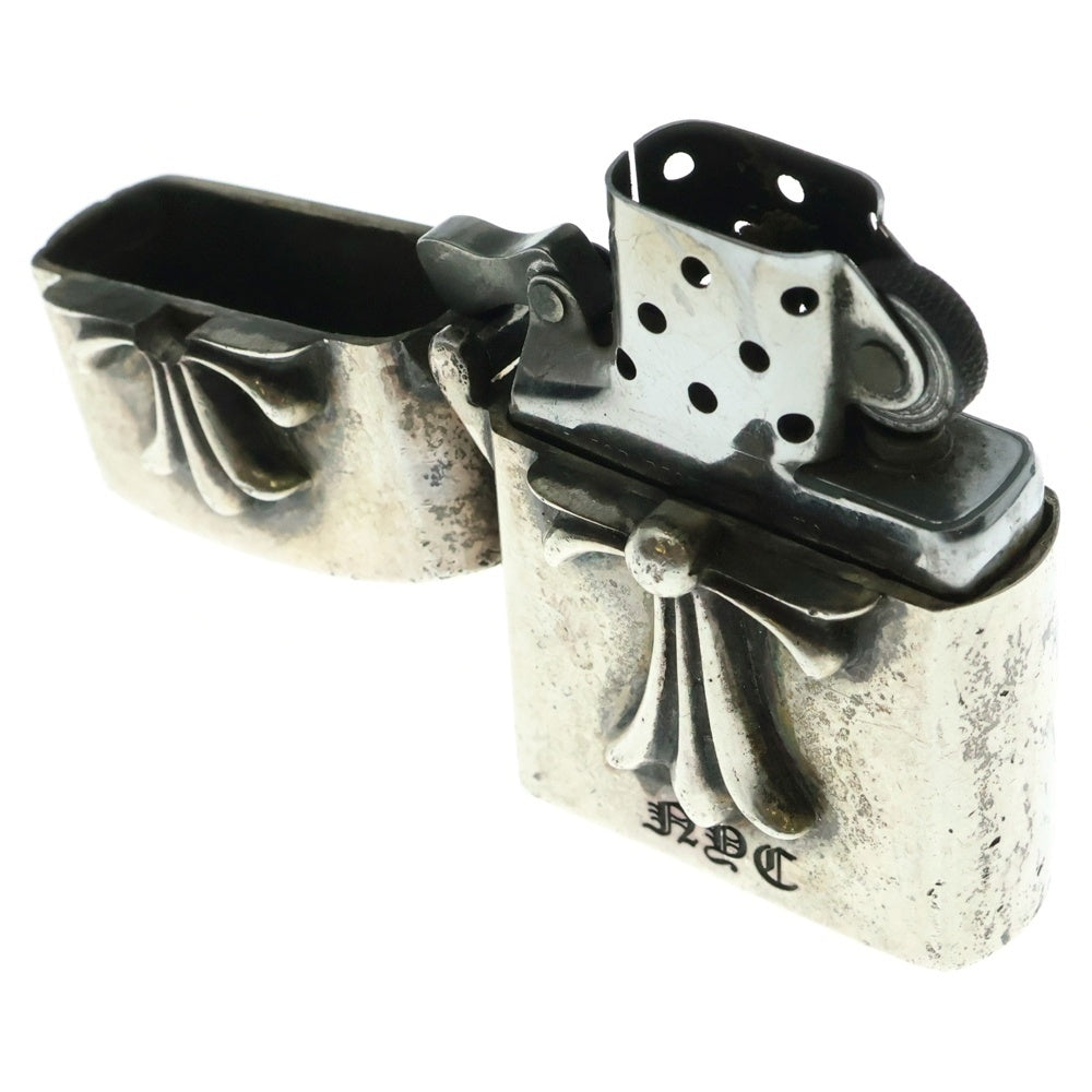 CHROME HEARTS(クロムハーツ) NYC ZIPPO LIGHTERZ-V1 V1スモール CHクロス ジッポライター シルバー BCA398
