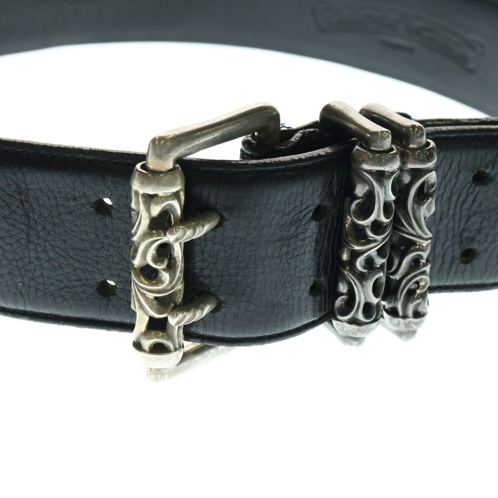 CHROME HEARTS(クロムハーツ) BLT ROLLER2 ダブルピン スクロールローラー レザーベルト