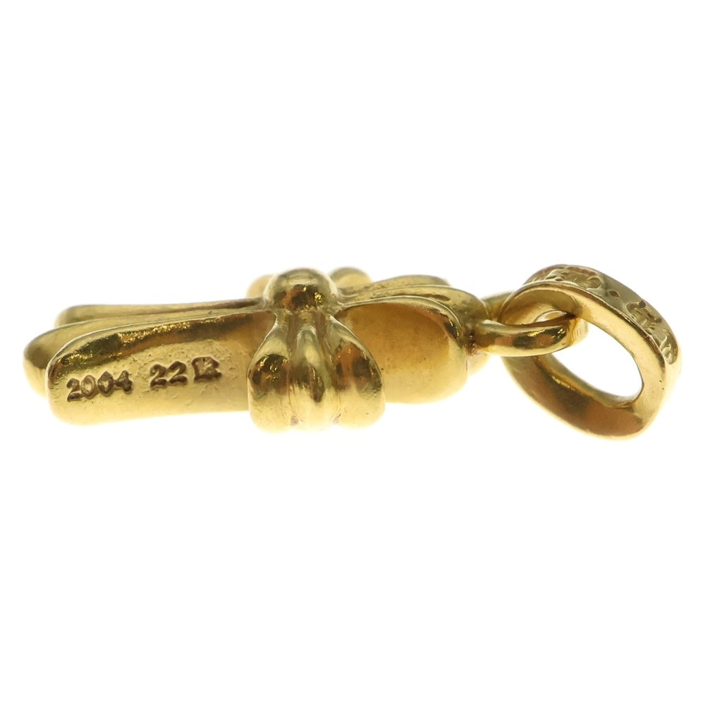 CHROME HEARTS(クロムハーツ) 22K CRS BBYFAT ベイビーファットクロス ペンダントトップ ゴールド BCA037