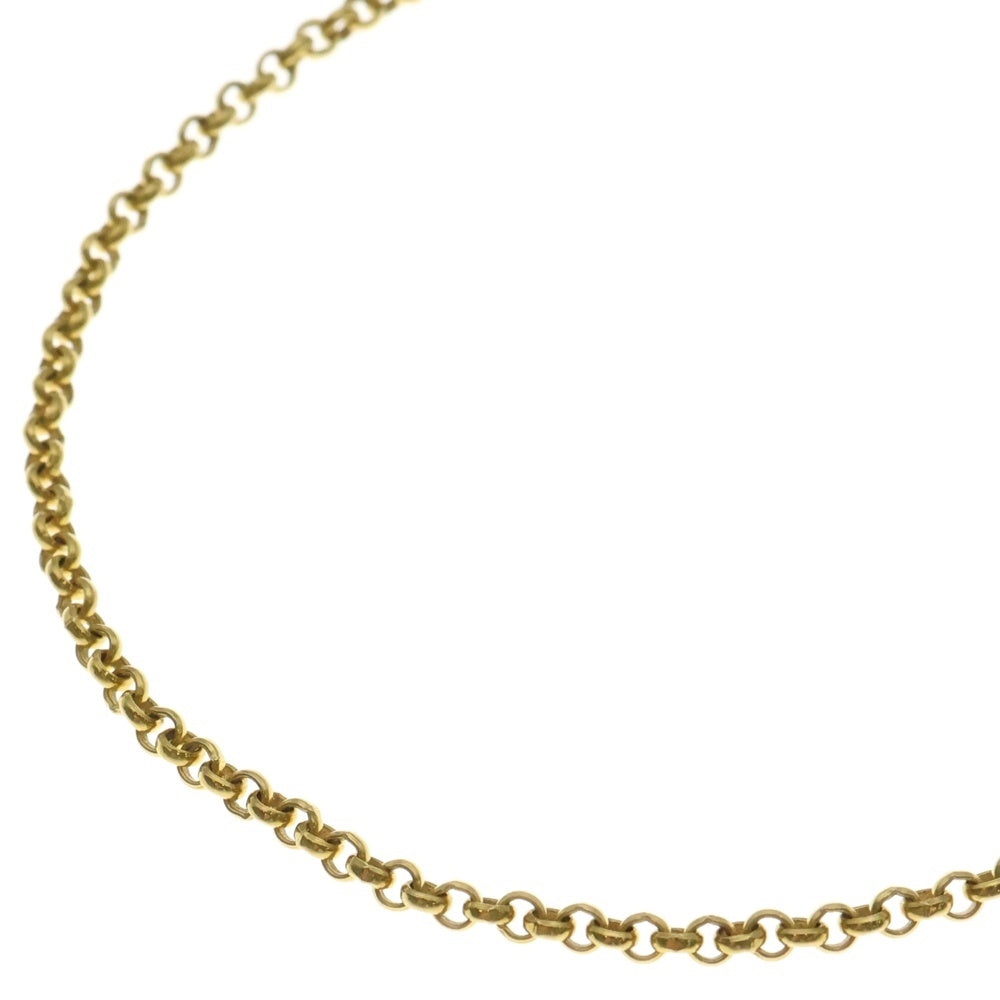 CHROME HEARTS(クロムハーツ) 22K OLD NECKCHAIN R16 ロールチェーンネックレス 16inch ゴールド