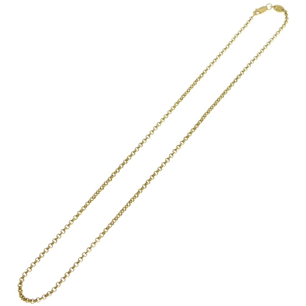 CHROME HEARTS(クロムハーツ) 22K OLD NECKCHAIN R16 ロールチェーンネックレス 16inch ゴールド