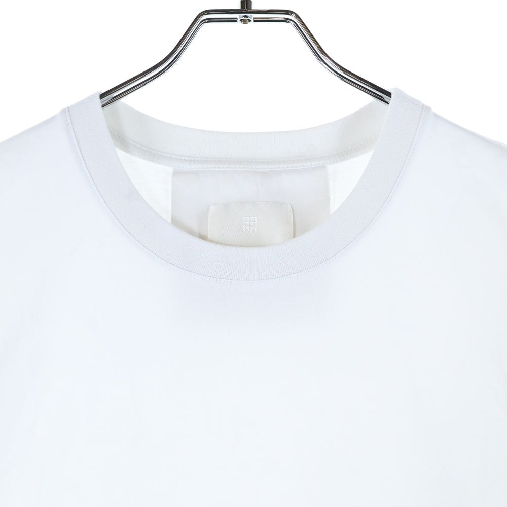 GIVENCHY(ジバンシィ) Logo Printed Crewneck T-Shirt ロゴプリントクルーネックTシャツ 半袖Tシャツ BM716N3YAC ホワイト