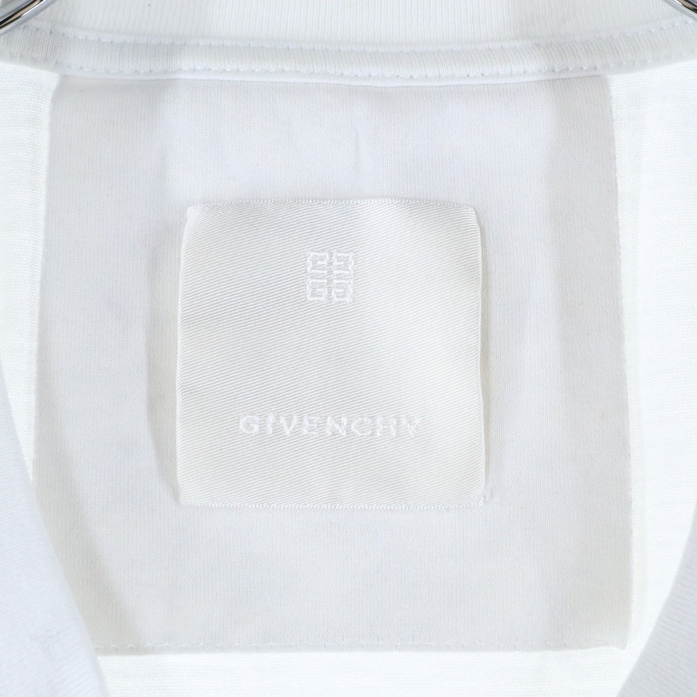 GIVENCHY(ジバンシィ) Logo Printed Crewneck T-Shirt ロゴプリントクルーネックTシャツ 半袖Tシャツ BM716N3YAC ホワイト