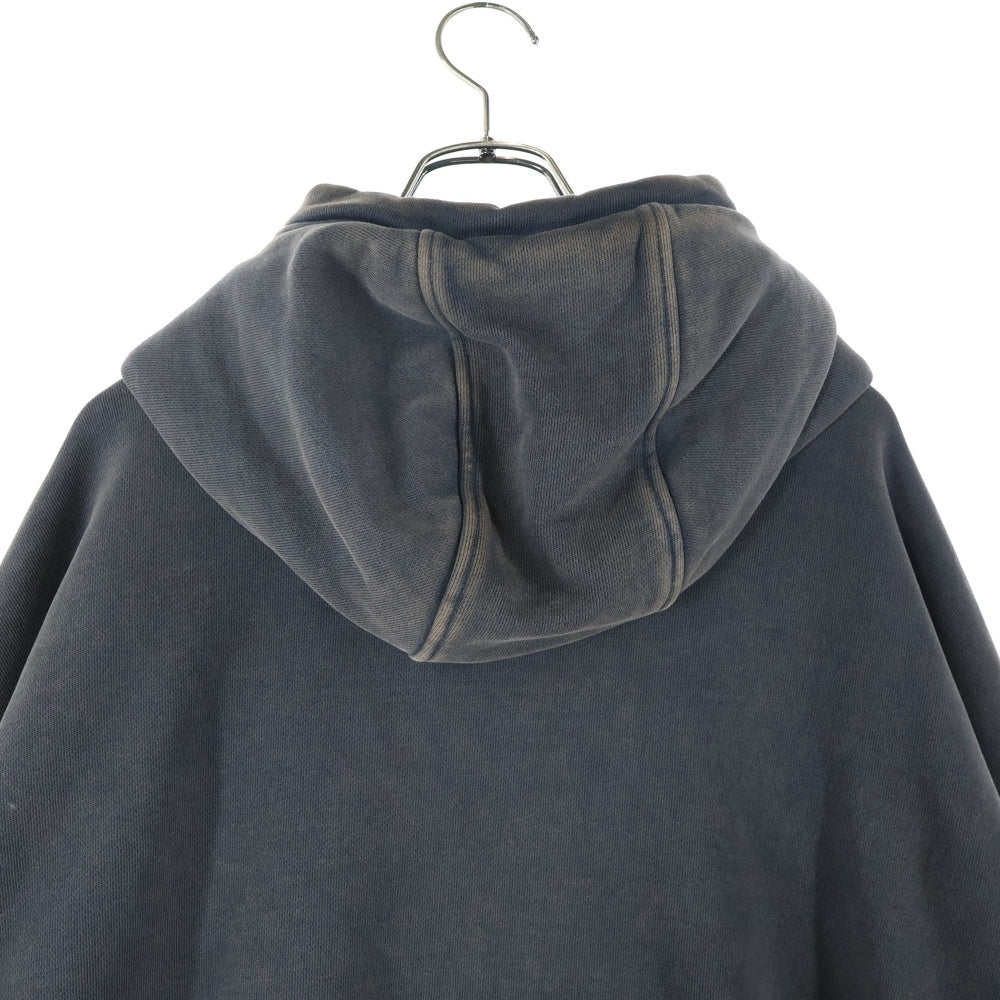 entire studios(エンタイア スタジオ) FULL ZIP HOODIE フル ジップ フーディー パーカー ブラック ES2106 P0040