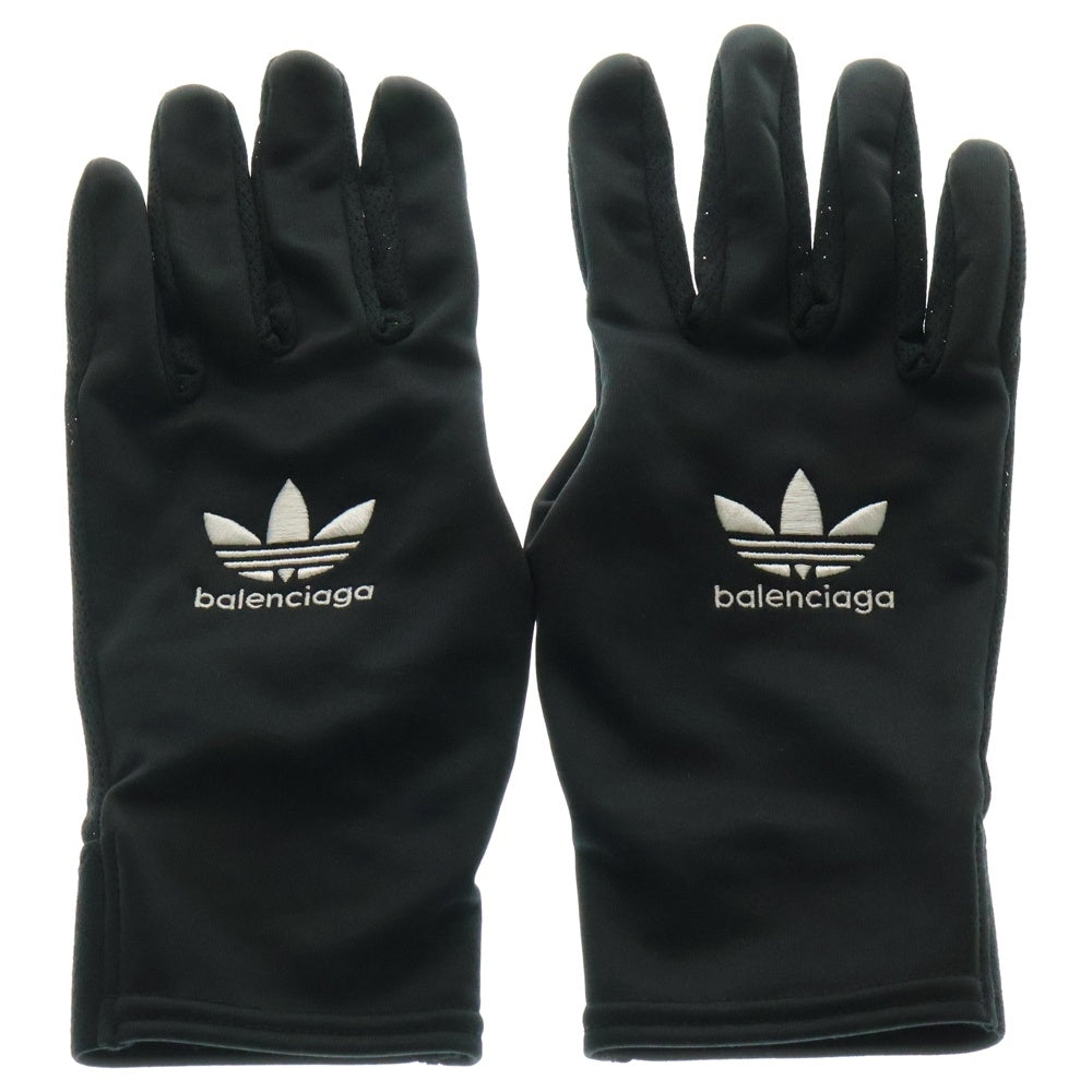 BALENCIAGA(バレンシアガ) ×ADIDAS GLOVE アディダス グローブ 手袋 ブラック 726522 4D0B1
