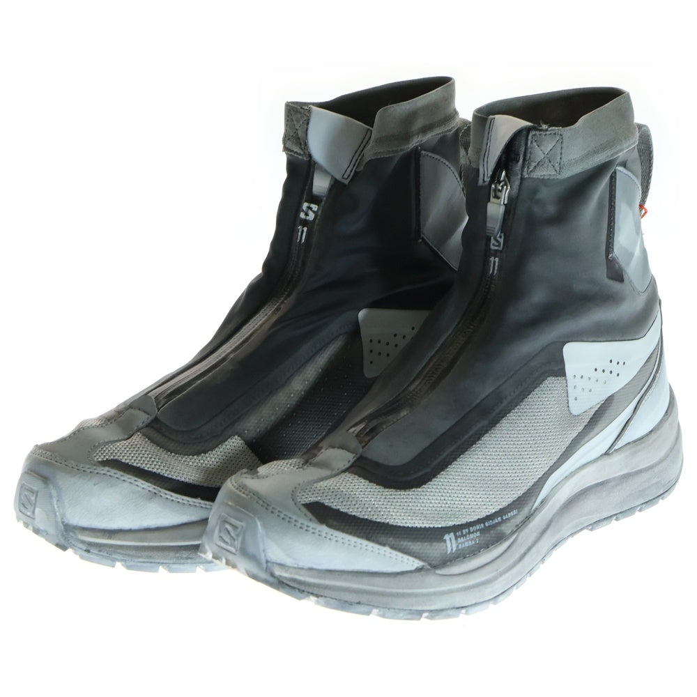 SALOMON(サロモン) BANBA 2 HIGH バンバ フロントジップ ハイカットスニーカー グレー