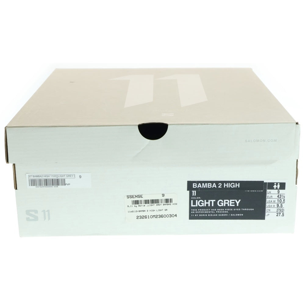 SALOMON(サロモン) BANBA 2 HIGH バンバ フロントジップ ハイカットスニーカー グレー