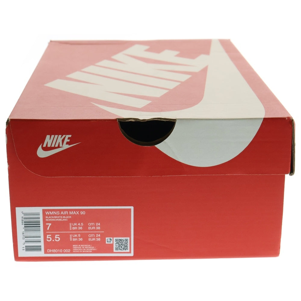 NIKE(ナイキ) WMNS AIR MAX 90 ナイキ ウィメンズ エア マックス 90 ローカットスニーカー ブラック/ホワイト US7/24cm DH8010-002