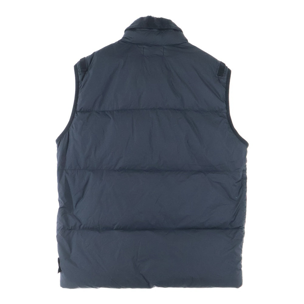 STONE ISLAND(ストーンアイランド) 22AW GARMENT DYED CRINKLE REPS R-NY DOWN ガーメントダイ クリンクル レップ R-NY ダウンベスト ブラック 7715G0123