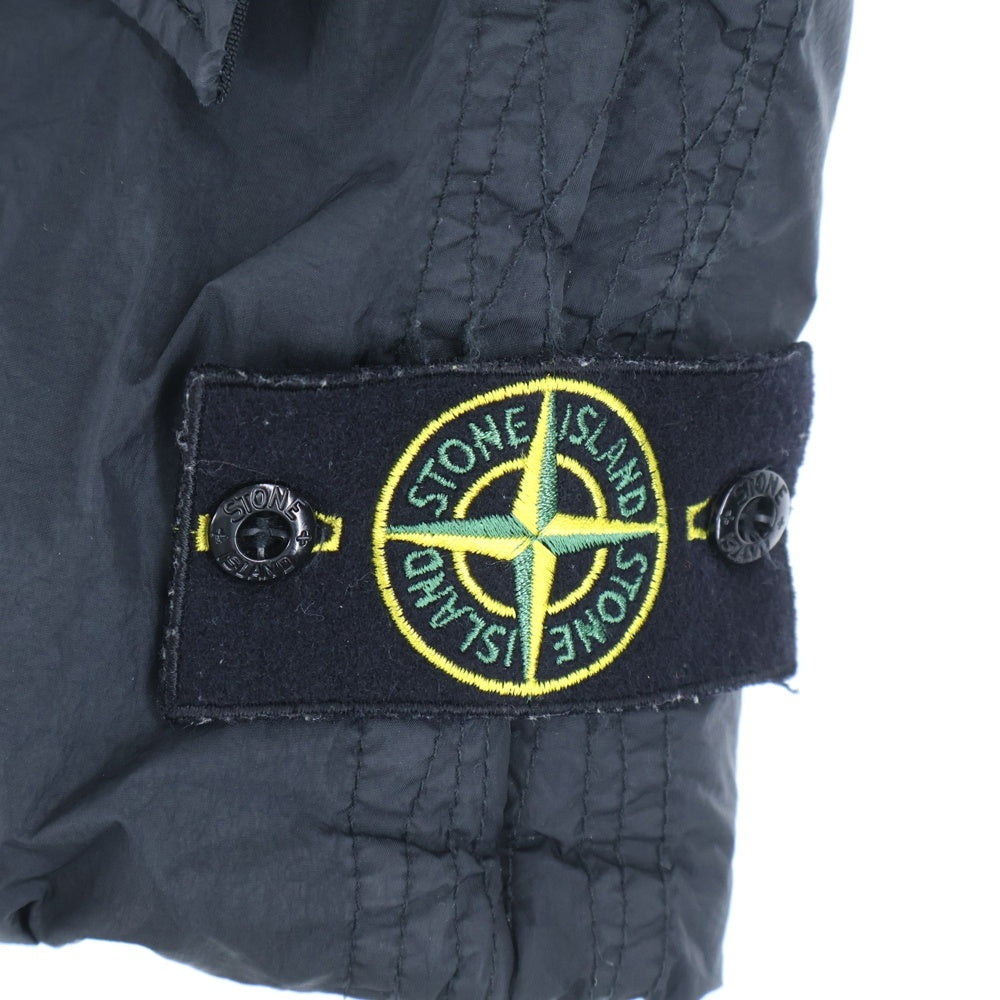 STONE ISLAND(ストーンアイランド) 22AW GARMENT DYED CRINKLE REPS R-NY DOWN ガーメントダイ クリンクル レップ R-NY ダウンベスト ブラック 7715G0123