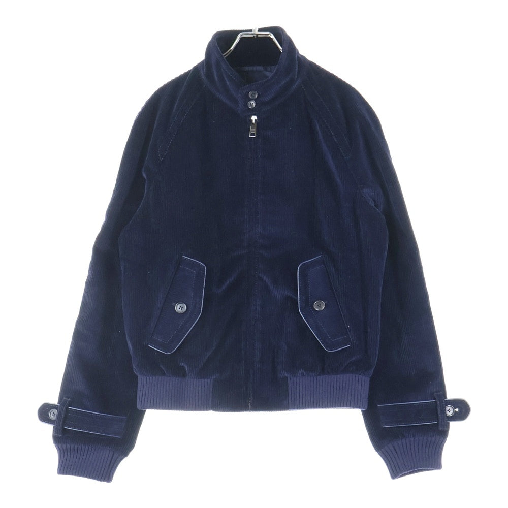 PRADA(プラダ) 17AW コーデュロイウエスタンジャケット ジップアップスタンドカラージャケット SGN567 ネイビー