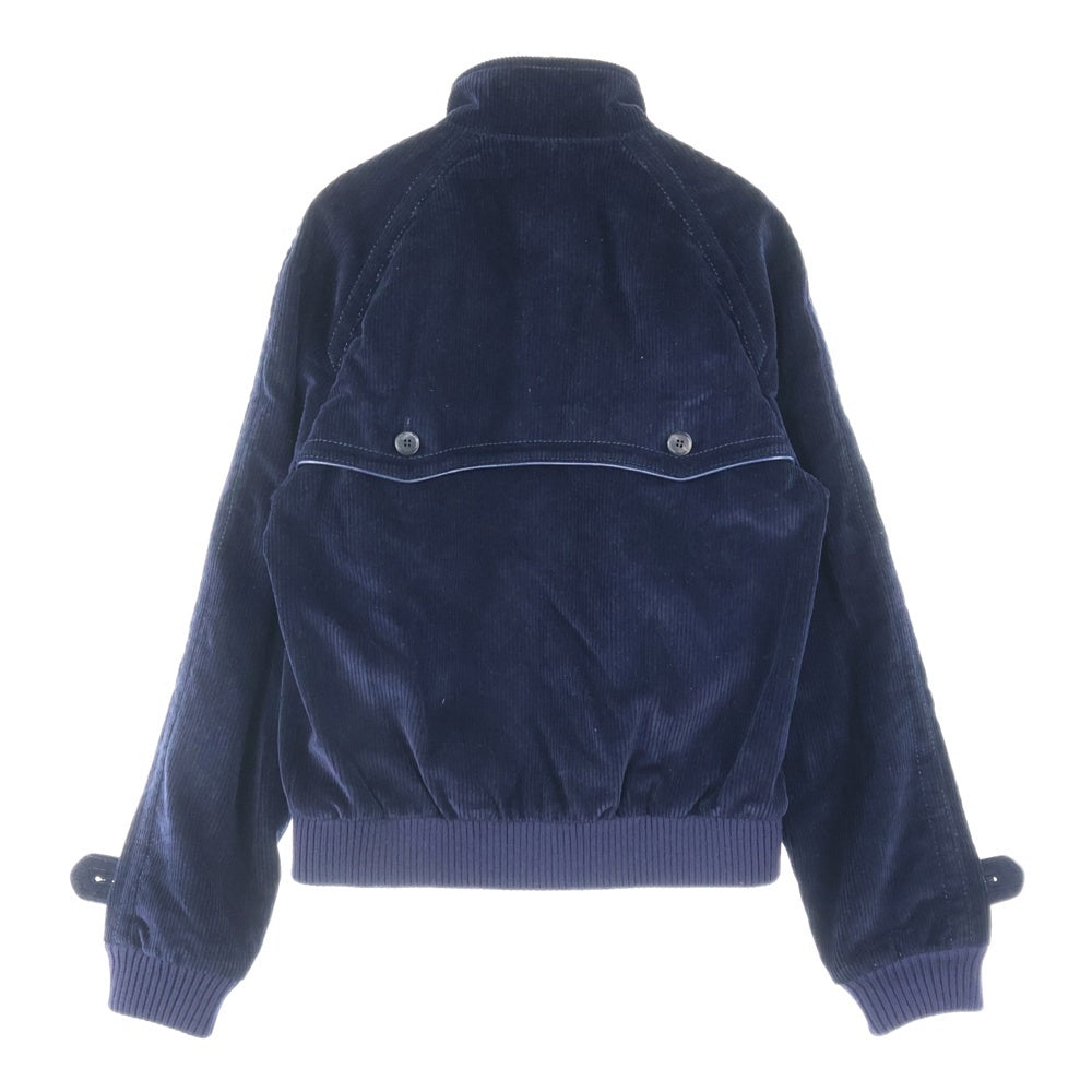 PRADA(プラダ) 17AW コーデュロイウエスタンジャケット ジップアップスタンドカラージャケット SGN567 ネイビー