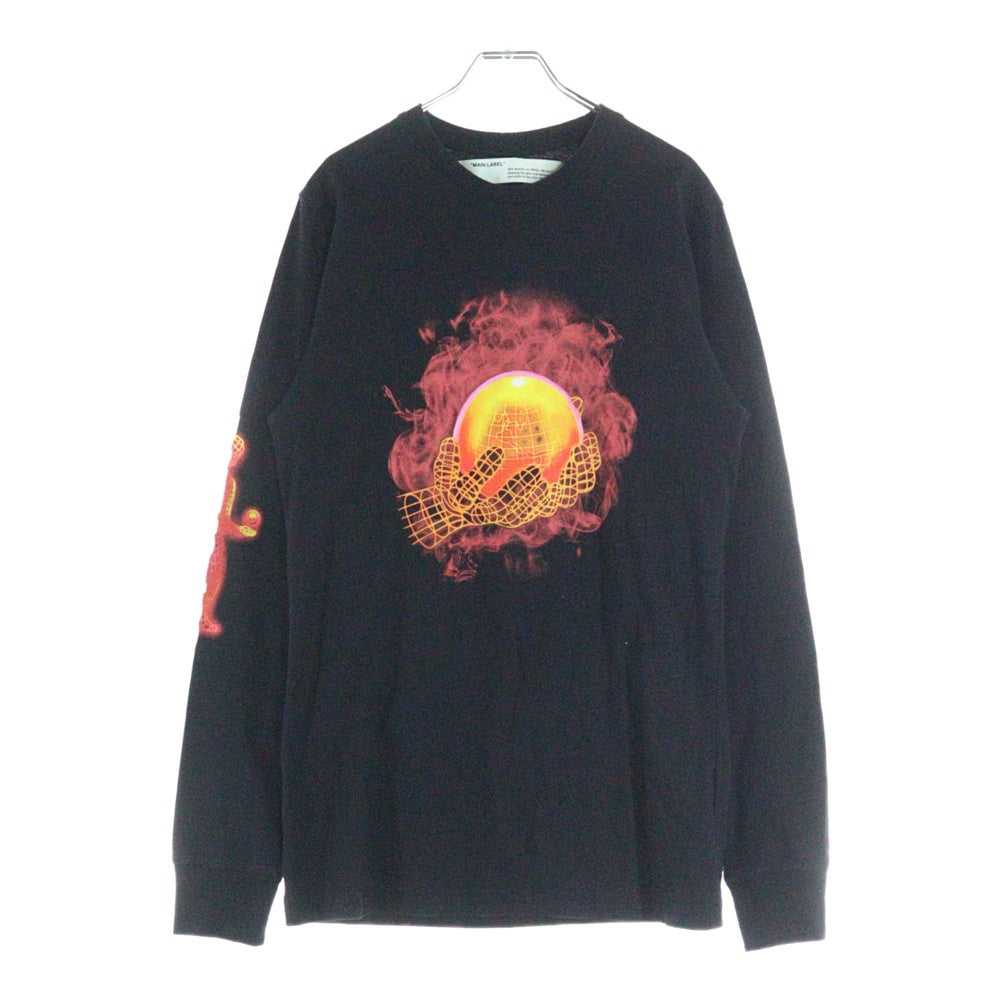 NIKE(ナイキ) 19SS Hands And Planets L/S T-Shirt 長袖Tシャツ ロンT OMAB001S19185016 ブラック