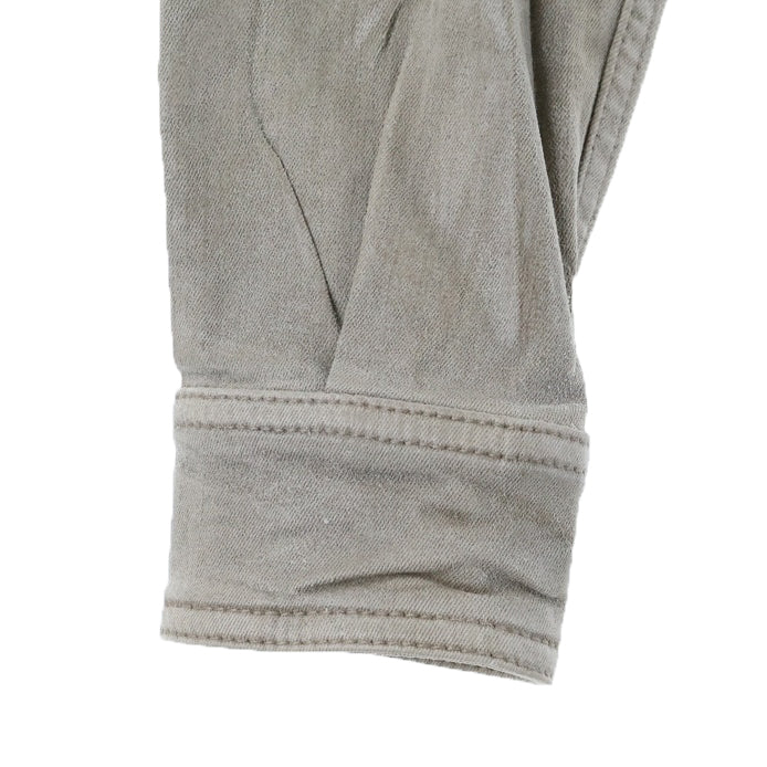 DRKSHDW(ダークシャドウ) CAPE SLEEVE CROPPED OUTERSHIRT クロップド コーティングデニムジャケット ベージュ DS01D1702-SCF