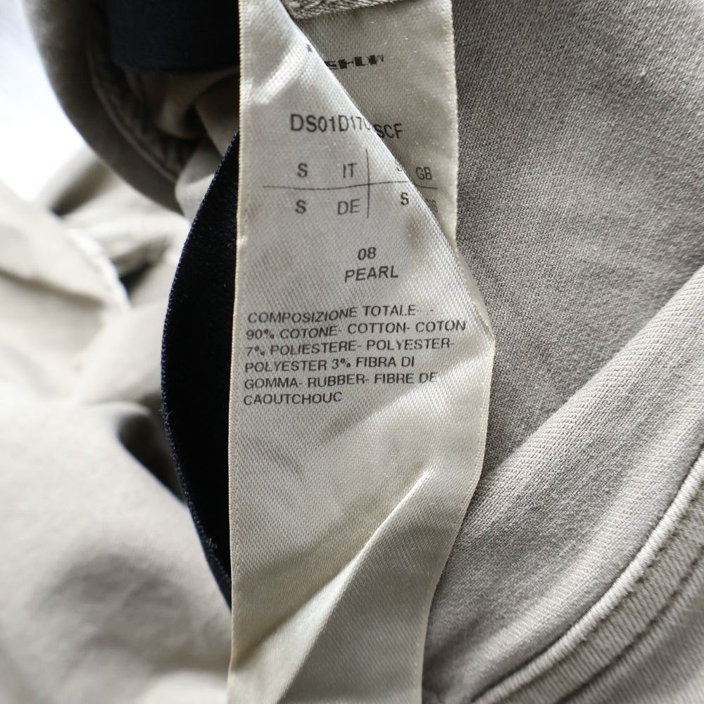 DRKSHDW(ダークシャドウ) CAPE SLEEVE CROPPED OUTERSHIRT クロップド コーティングデニムジャケット ベージュ DS01D1702-SCF