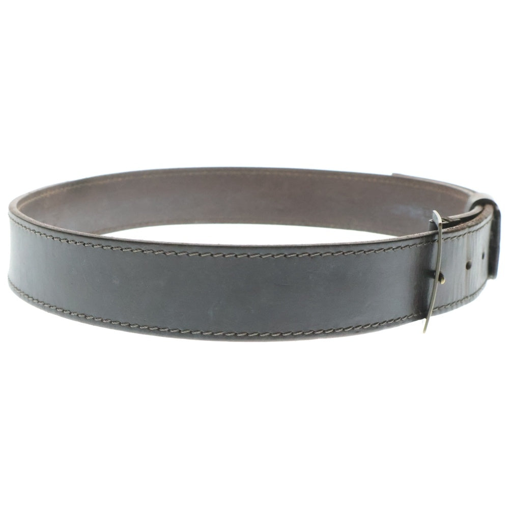 Dior HOMME(ディオールオム) Studs Belt スタッズ レザーベルト ブラウン