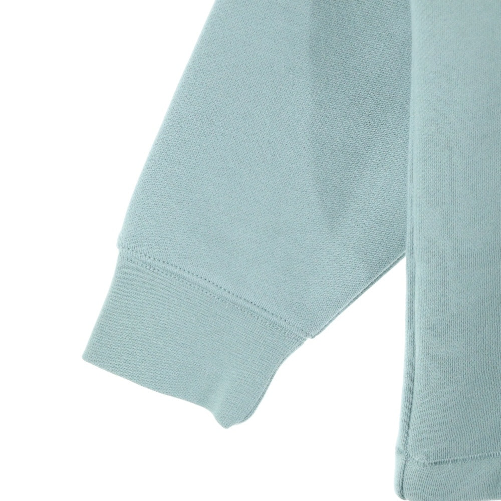 FEAR OF GOD ESSENTIALS(フィアオブゴッド エッセンシャルズ) SWEATSHIRT フロントラバーロゴ クルーネックスウェットトレーナー グリーン