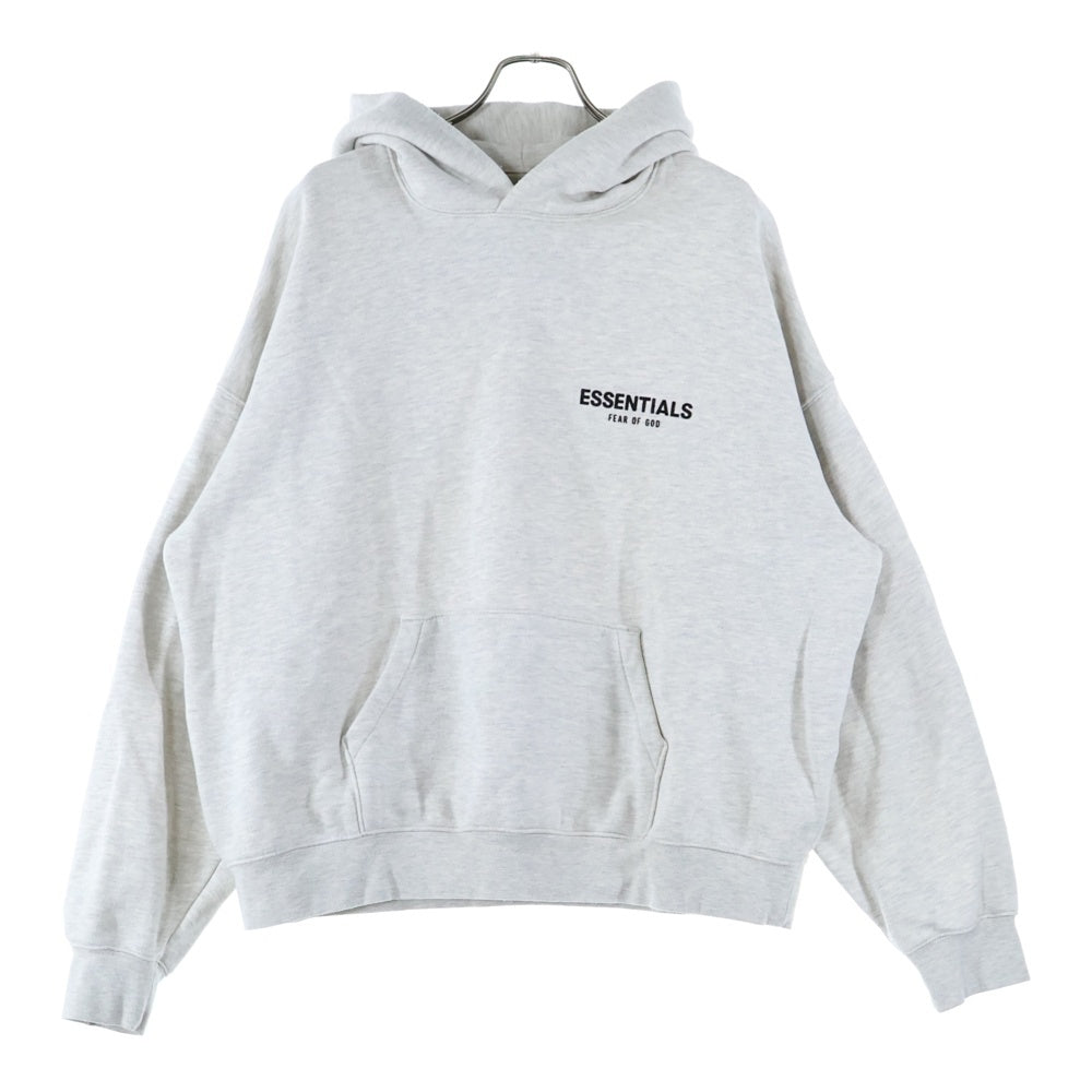 FEAR OF GOD ESSENTIALS(フィアオブゴッド エッセンシャルズ) HOODIE フェルトロゴ プルオーバースウェットパーカー フーディー グレー