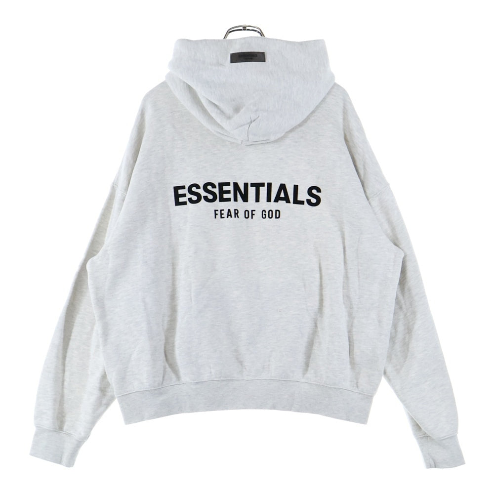 FEAR OF GOD ESSENTIALS(フィアオブゴッド エッセンシャルズ) HOODIE フェルトロゴ プルオーバースウェットパーカー フーディー グレー