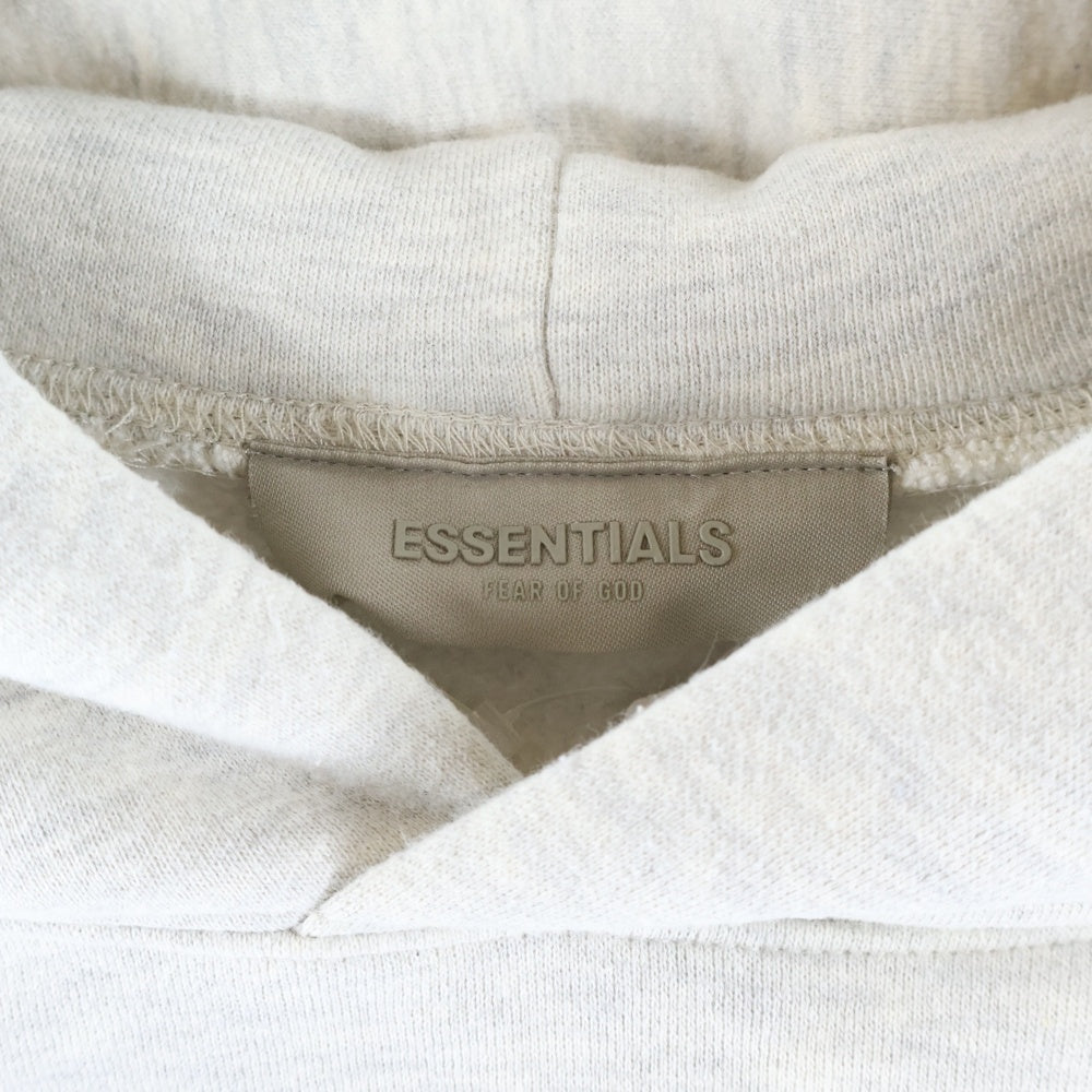FEAR OF GOD ESSENTIALS(フィアオブゴッド エッセンシャルズ) HOODIE フェルトロゴ プルオーバースウェットパーカー フーディー グレー