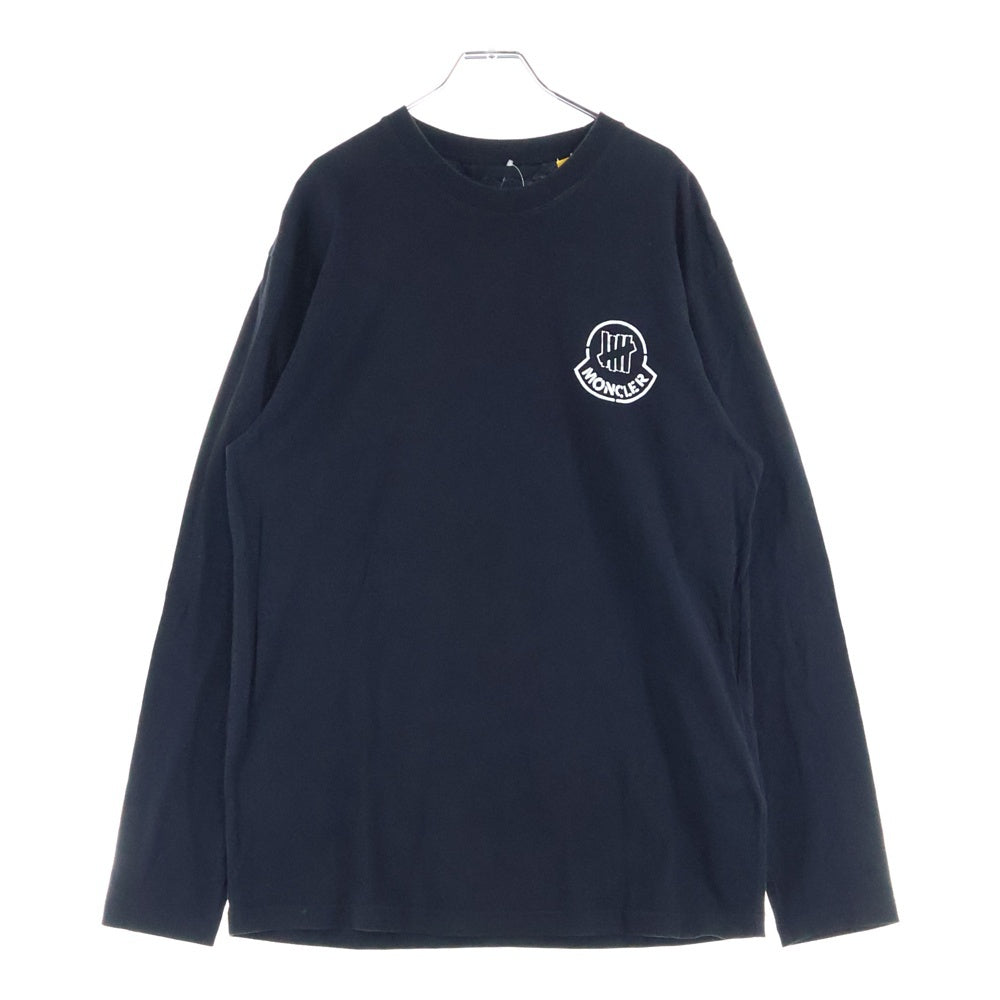 MONCLER GENIUS(モンクレール ジーニアス) ×UNDEFEATED MAGLIA T-SHIRT M/LUNGA アンデフィーテッド 長袖Tシャツ ロンT ブラック F20928D70510