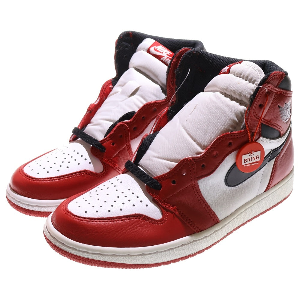 NIKE(ナイキ) AIR JORDAN1 RETRO HIGH OG CHICAGO 2015 エアジョーダン1 シカゴ ハイカットスニーカー ホワイト/レッド/ブラック US8.5/26.5cm 555088-101