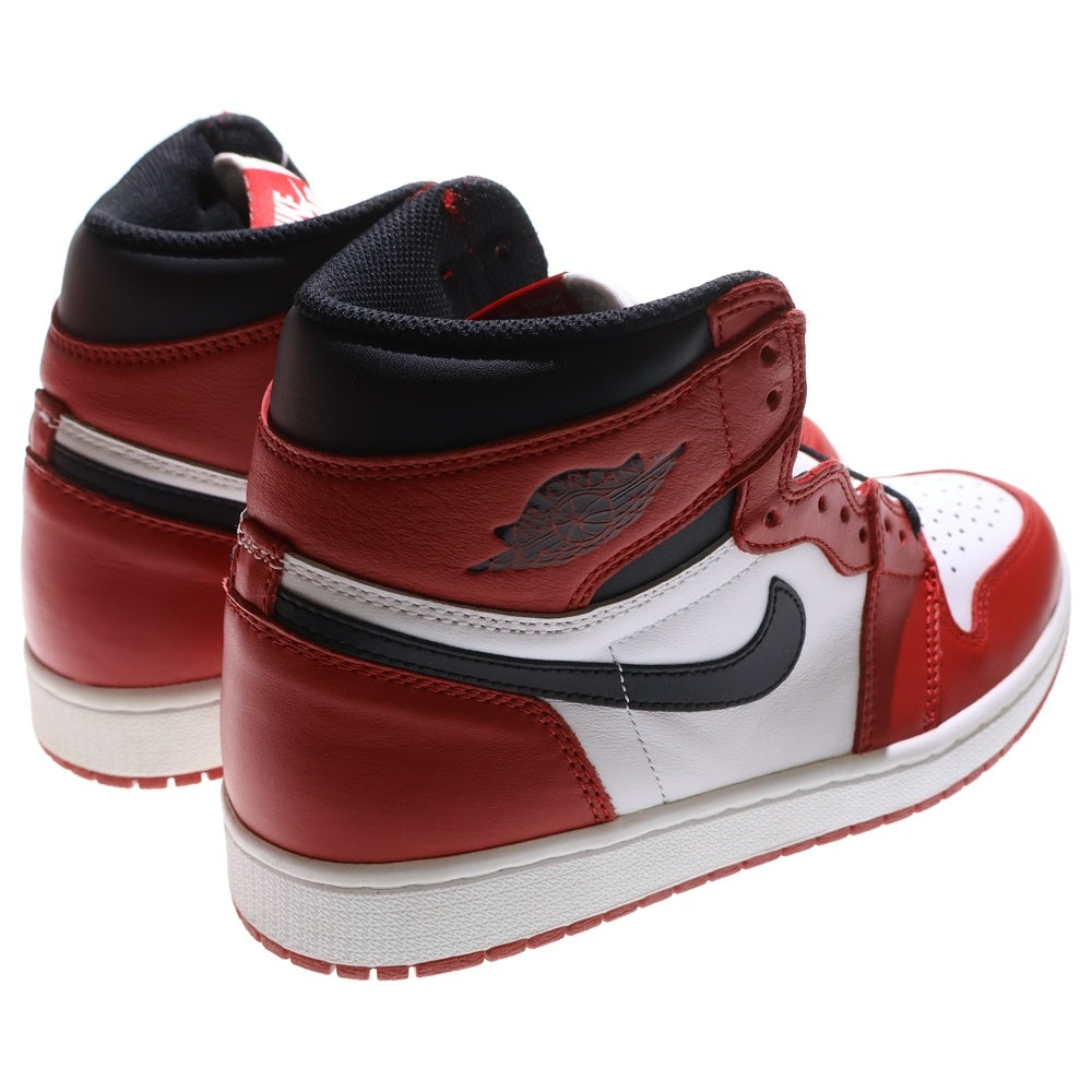 NIKE(ナイキ) AIR JORDAN1 RETRO HIGH OG CHICAGO 2015 エアジョーダン1 シカゴ ハイカットスニーカー ホワイト/レッド/ブラック US8.5/26.5cm 555088-101