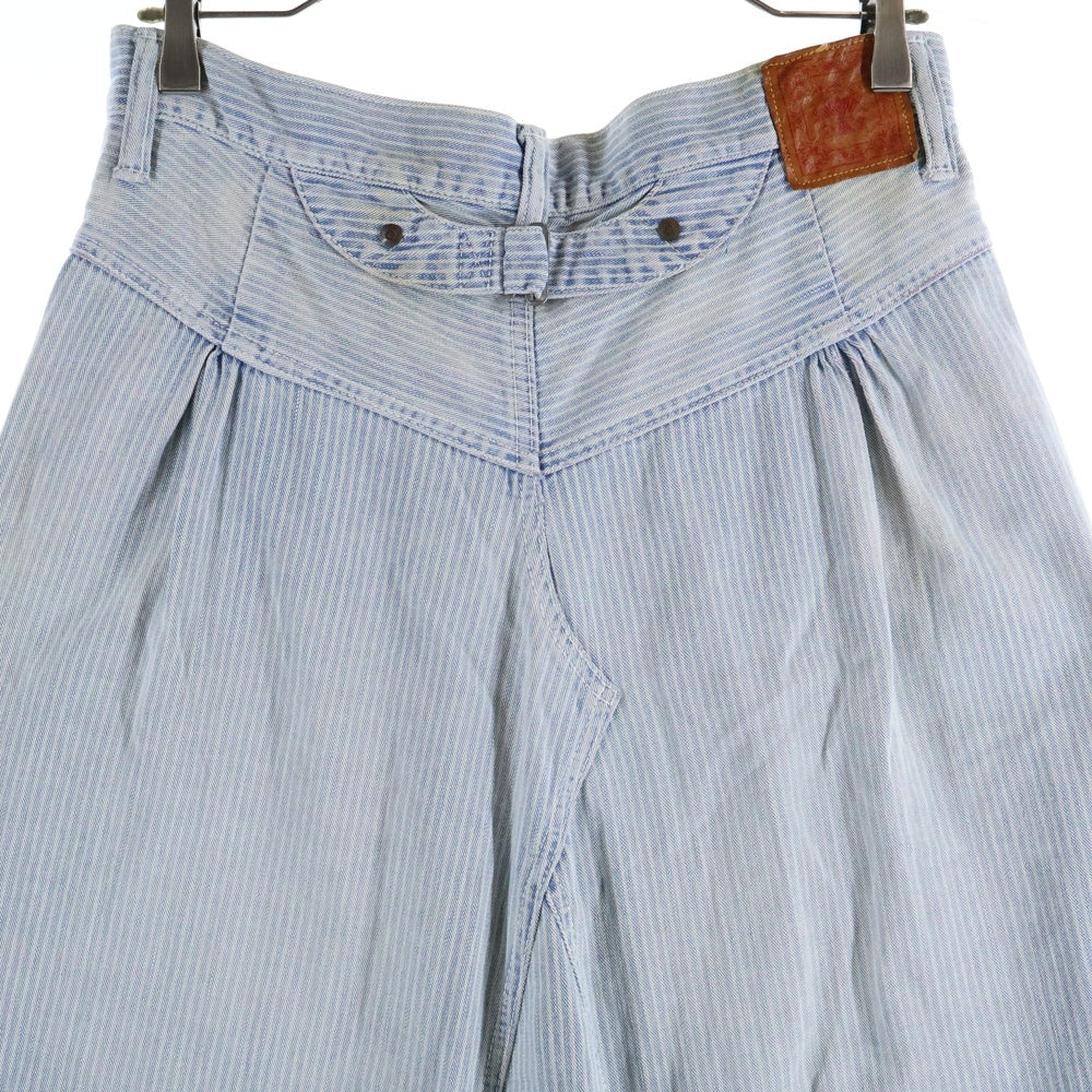 KAPITAL(キャピタル) ヒッコリーデニムスカート シンチバック