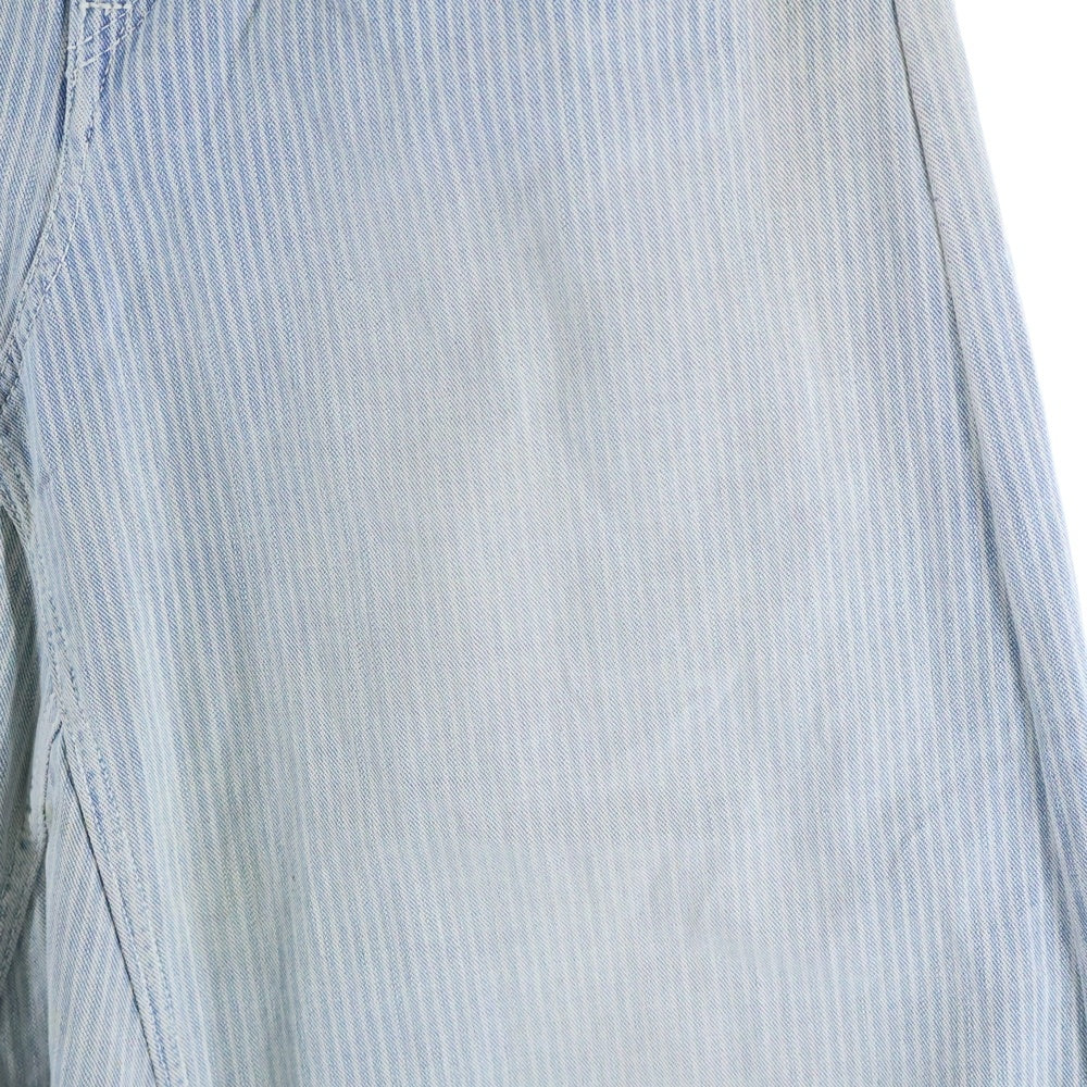 KAPITAL(キャピタル) ヒッコリーデニムスカート シンチバックストライプデニムワイドスカート レディース ブルー