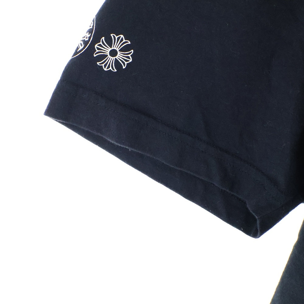 CHROME HEARTS(クロムハーツ) CH T-SHIRT バックホースシュープリント 半袖Tシャツ ブラック