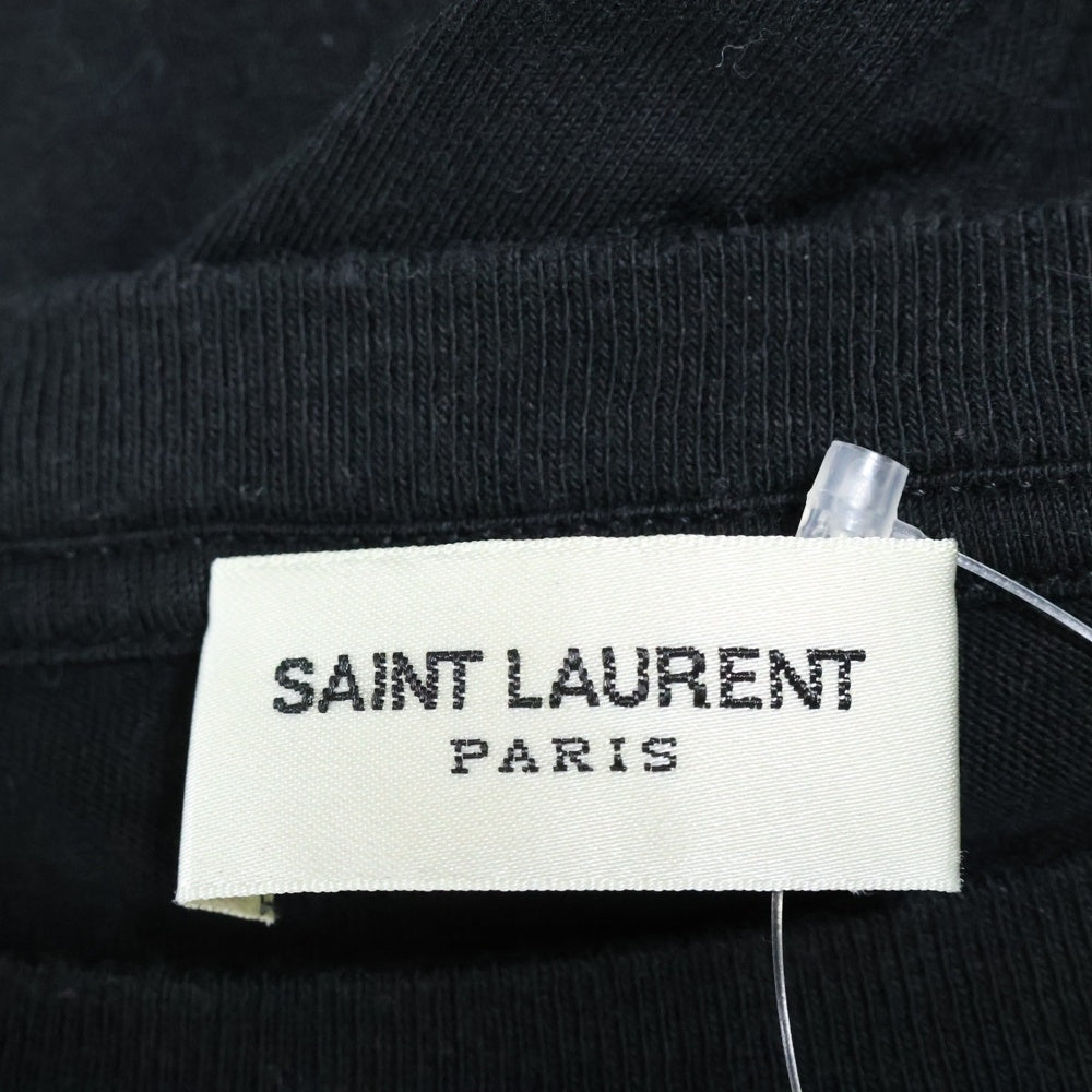 SAINT LAURENT PARIS(サンローランパリ) Palm Tree T-Shirt 半袖Tシャツ ブラック 646354 Y36AC