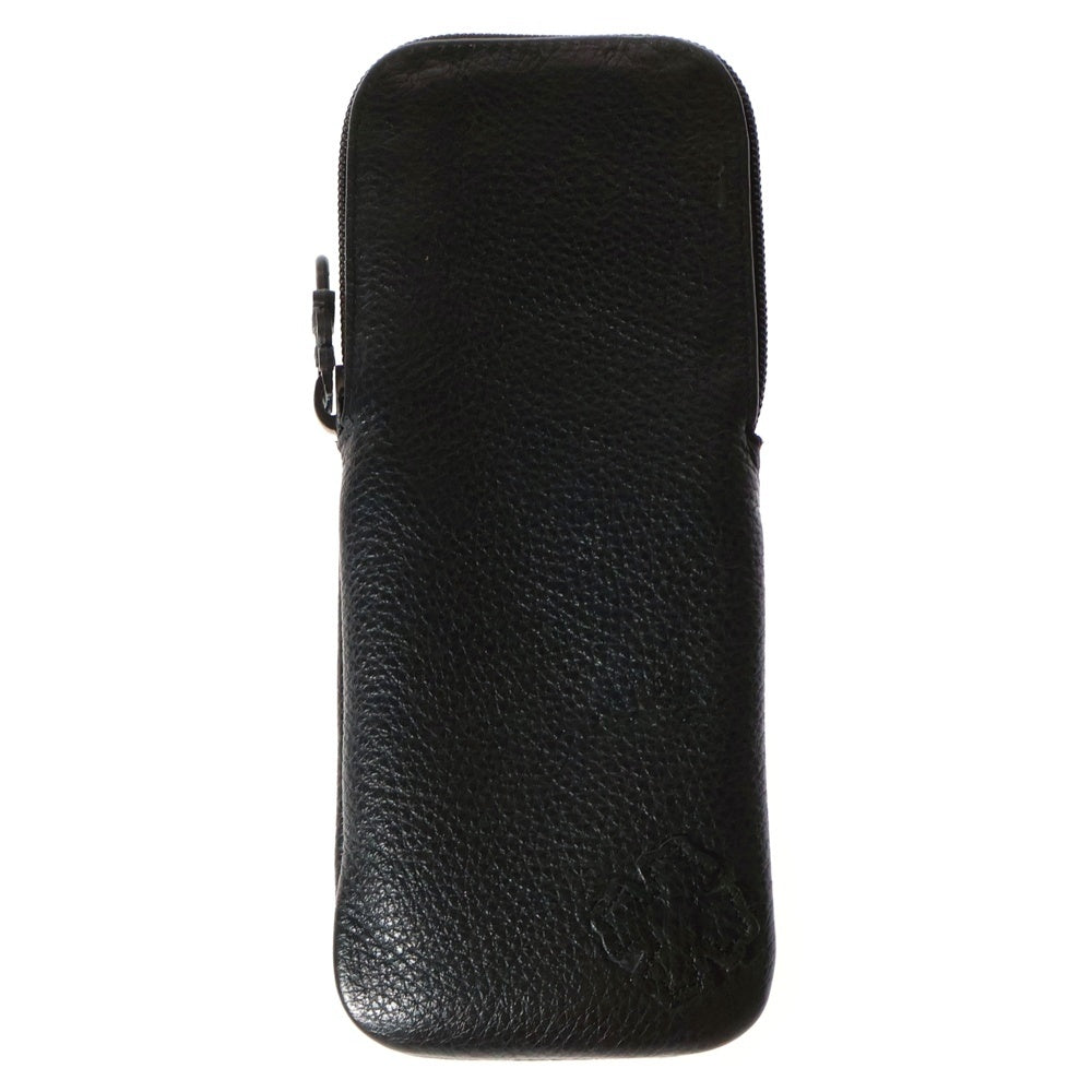 CHROME HEARTS(クロムハーツ) CASE ダガージップ アイウェアケース レザー眼鏡ケース ブラック
