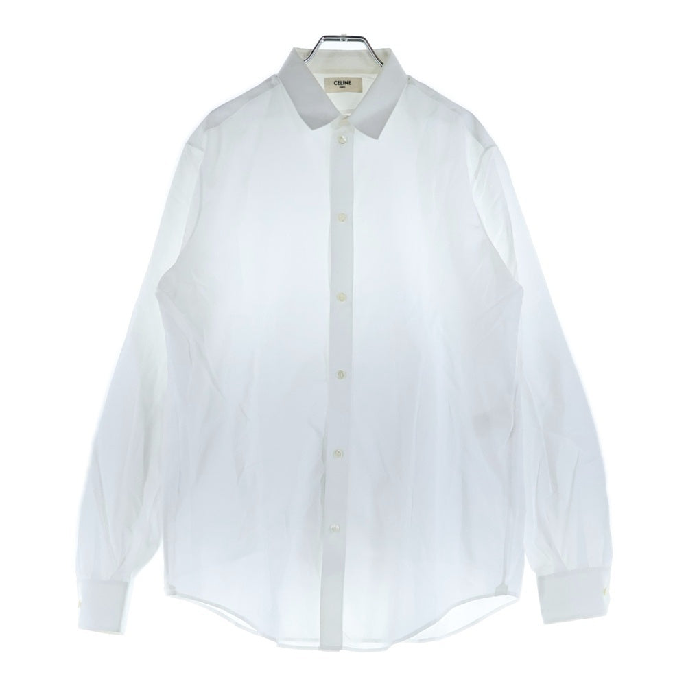 CELINE(セリーヌ) Oxford Shirt オックスフォード 長袖シャツ ホワイト 20ZX1091F