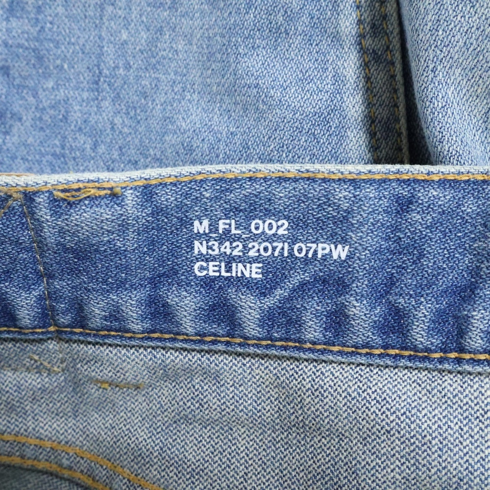 CELINE(セリーヌ) 20SS Flare Denim Pants ブロークンツイルフレアデニムパンツ ジーンズ インディゴ 20ZX1091F
