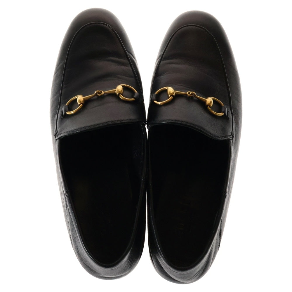 GUCCI(グッチ) Horsebit Leather Loafers ホースビット レザーローファー ブラック レディース 414998