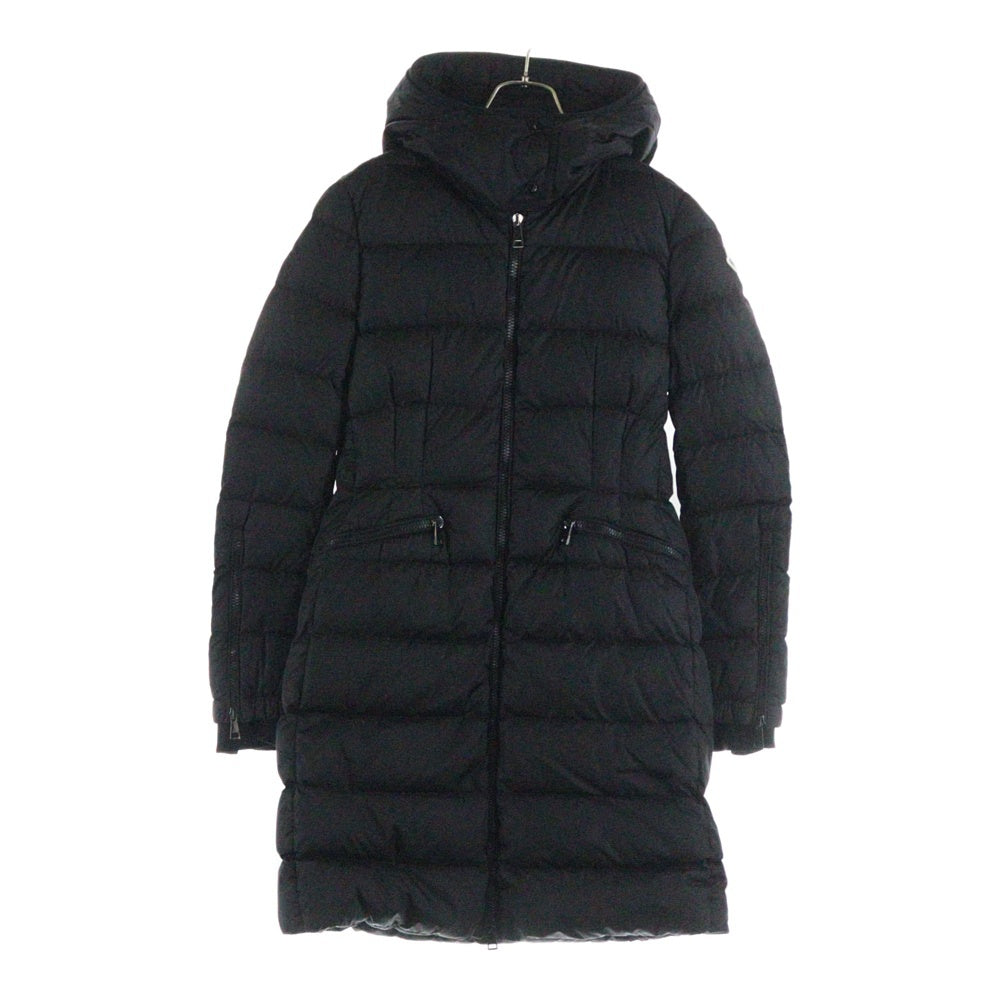 MONCLER(モンクレール) BETULONG GIUBBOTTO ロゴワッペン ロングダウンジャケット ダウンコート ブラック レディース E20934936505 C0063