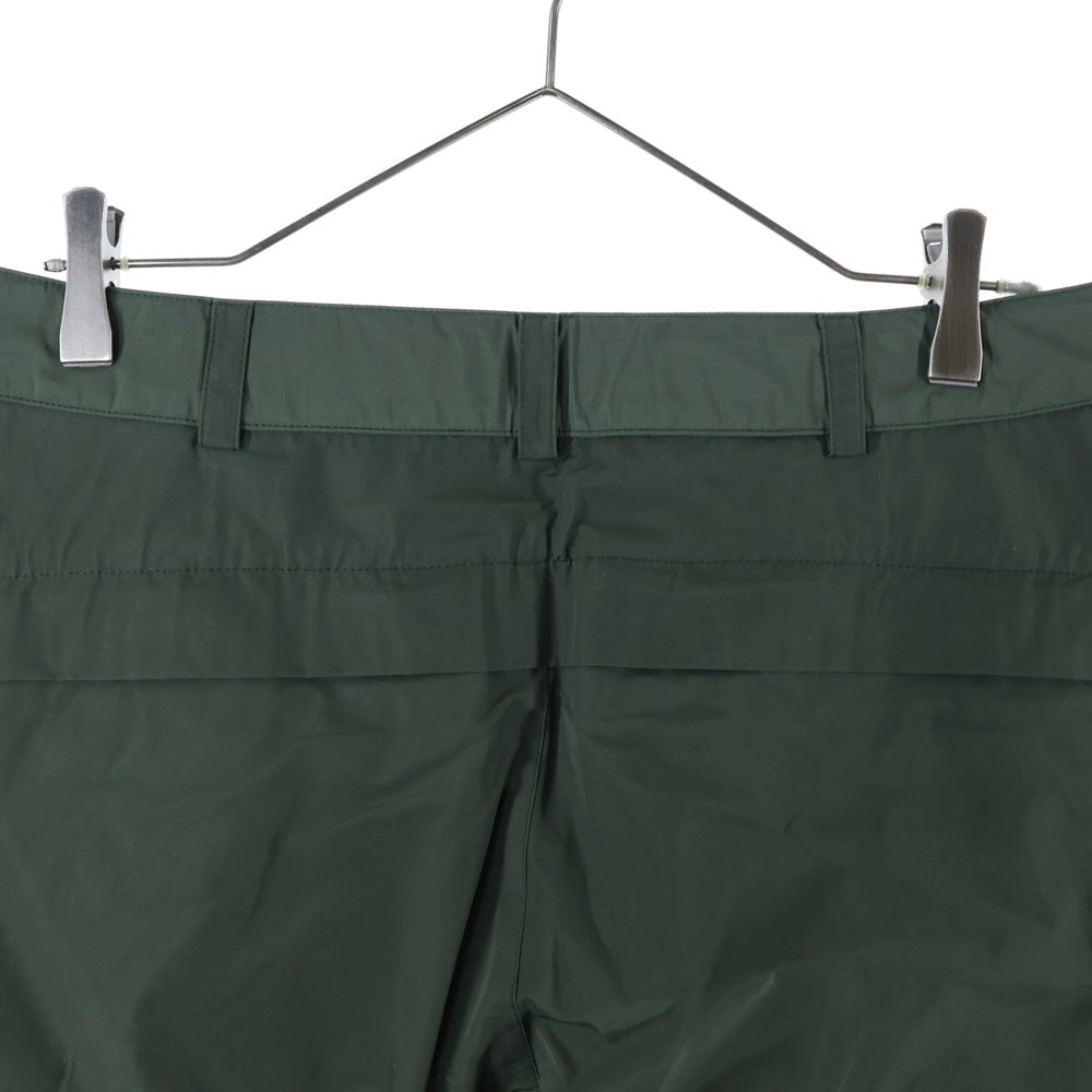 MONCLER(モンクレール) 23AW PHARRELL WILLIAMS PANTALONE ファレルウィリアムス ショーツ切替 ナイロンカーゴパンツ カーキ I209R2A0001