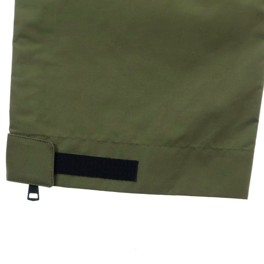 MONCLER(モンクレール) 23AW PHARRELL WILLIAMS PANTALONE ファレルウィリアムス ショーツ切替 ナイロンカーゴパンツ カーキ I209R2A0001