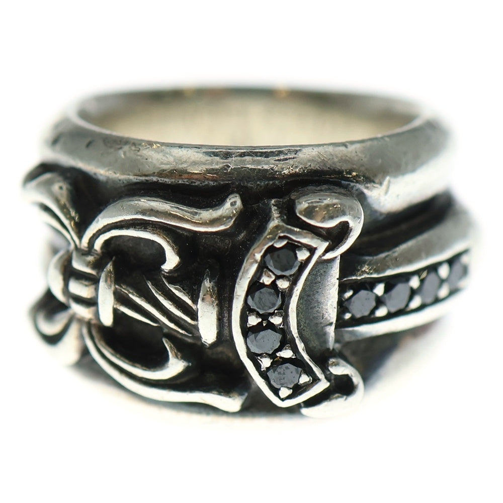 CHROME HEARTS(クロムハーツ) DAGGER BLKDIA ダガーリング ブラックダイヤモンド シルバー