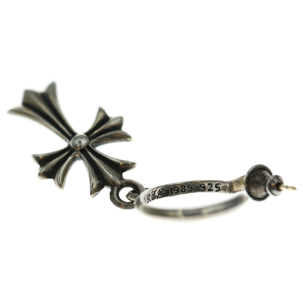 CHROME HEARTS(クロムハーツ) TINY CH CROSS タイニーCHクロス フープピアス シルバー BCA115