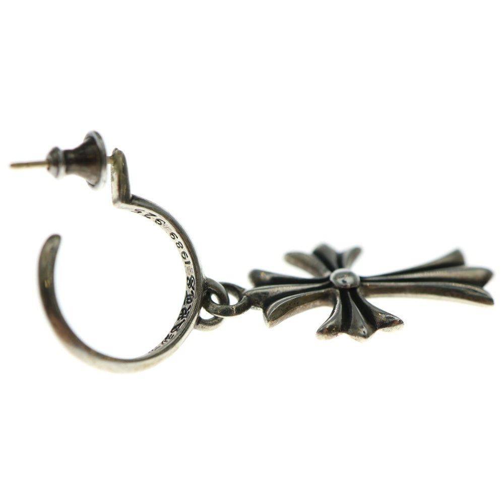 CHROME HEARTS(クロムハーツ) TINY CH CROSS タイニーCHクロス フープピアス シルバー BCA115